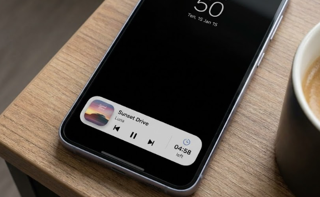 갤럭시 One UI 7 '나우 바(Now Bar)' 활용 꿀팁: 잠금화면에서 음악, 타이머 바로 제어하기