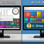 C드라이브 용량 부족? 1초 만에 해결하는 WizTree 사용법 (WinDirStat 비교)
