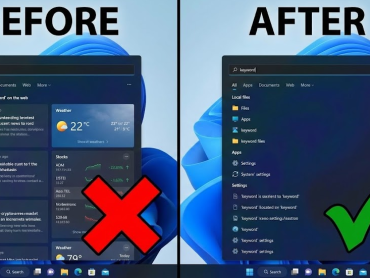 윈도우 11 검색창 '웹 검색 결과(Bing)' 끄는 방법 (설정엔 없음)