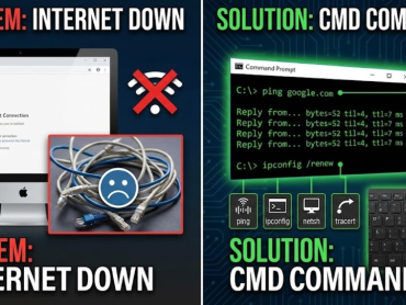 인터넷 끊김 해결! 필수 윈도우 네트워크 명령어 6가지 (Ping, Ipconfig 등)