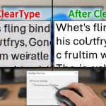 모니터 글씨가 흐릿할 때 1분 만에 해결하는 법 (ClearType 설정)