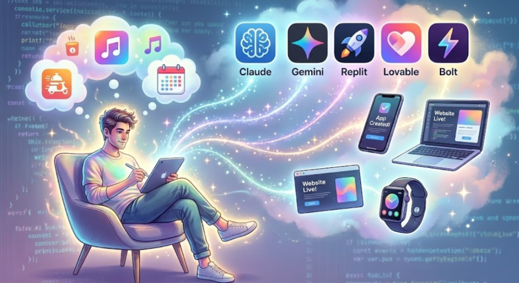 코딩 몰라도 OK! AI로 나만의 앱 만드는 5가지 방법 (바이브 코딩 가이드)