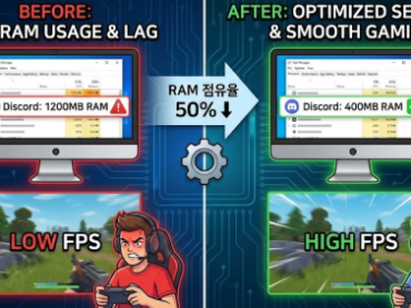 디스코드 렉 줄이기 완벽 가이드: 램 점유율 50% 낮추는 설정법