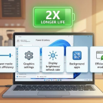 노트북 배터리 수명 2배 늘리는 윈도우 전원 설정 꿀팁 5가지