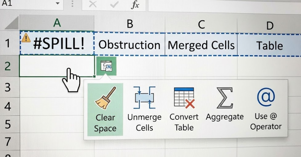 "수식은 맞는데 왜 안 되지?" 엑셀 SPILL 에러 1분 만에 잡는 법