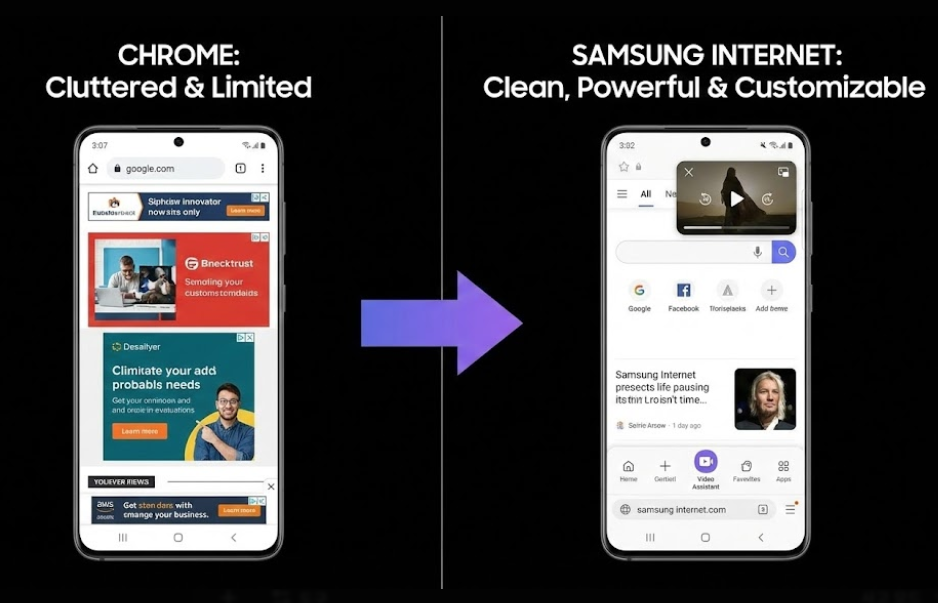 크롬보다 강력하다! 삼성 인터넷 브라우저로 갈아타야 할 5가지 이유