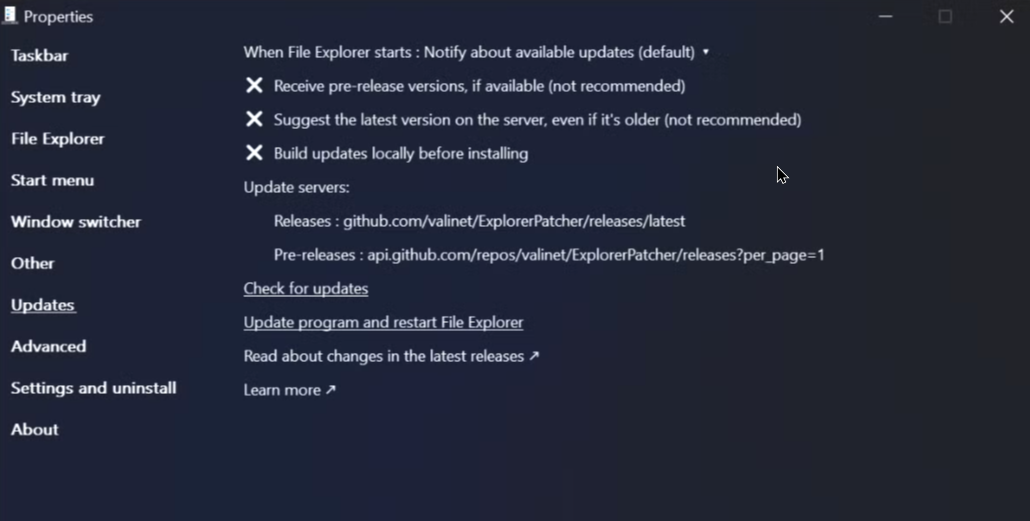 윈도우 11의 불편함, 'ExplorerPatcher'로 완벽 해결: 작업 표시줄, 우클릭 복구 가이드