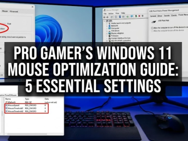 프로게이머는 무조건 끈다! 마우스 정확도 높이는 윈도우 11 필수 설정 5가지