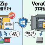 컴맹도 가능! 윈도우 파일/폴더 암호화 무료 프로그램 추천 TOP 2 (7-Zip, VeraCrypt)
