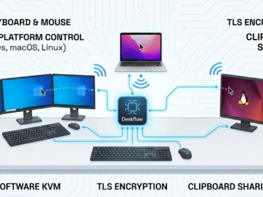 키보드 하나로 PC 3대 제어? 오픈소스 KVM 'Deskflow'