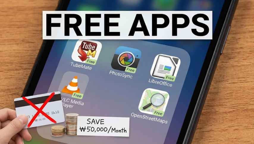 매달 5만원 절약! 유튜브·구글포토 등 유료 구독 대체하는 무료 필수 앱 5선