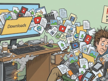 당신의 PC를 망치는 습관: '다운로드 폴더'를 파일 창고로 쓰면 안 되는 이유
