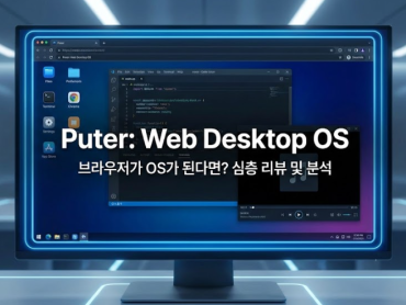 브라우저가 OS가 된다면? 웹 데스크톱 'Puter' 심층 리뷰 및 분석