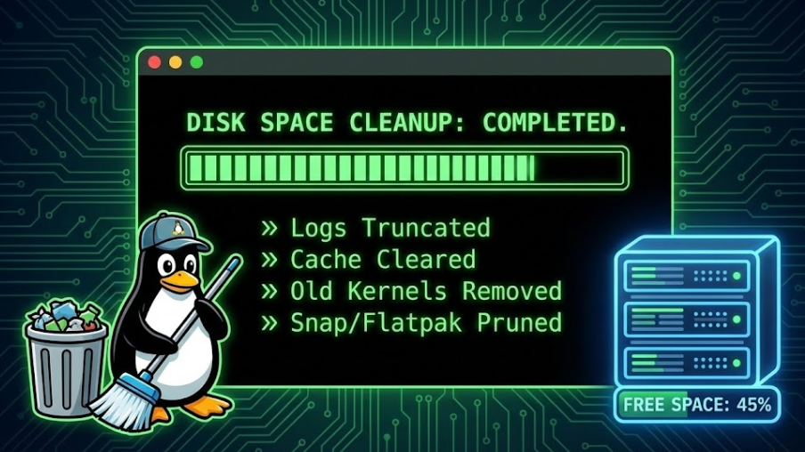 리눅스 용량 부족 해결의 정석: 로그 정리부터 커널 삭제까지 (완벽 가이드)