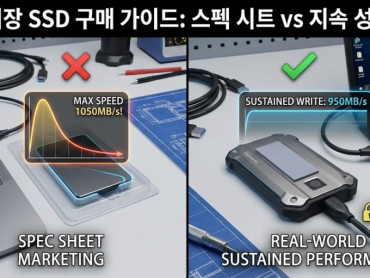 외장 SSD 구매 가이드: 스펙 시트에 속지 않고 지속 성능과 안정성 챙기는 법