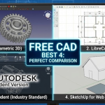 무료 CAD 프로그램 추천 BEST 4: 오토캐드 대체부터 3D 모델링까지 완벽 비교