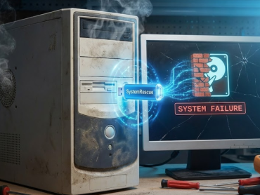 고장 난 PC, 버리기 전 필수 체크! SystemRescue로 벽돌 된 컴퓨터 살리기