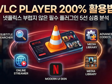 VLC 플레이어 200% 활용법: 넷플릭스 부럽지 않은 필수 플러그인 5선 심층 분석