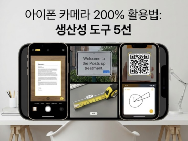아이폰 카메라 200% 활용법: 사진 촬영 말고도 가능한 생산성 도구 5선