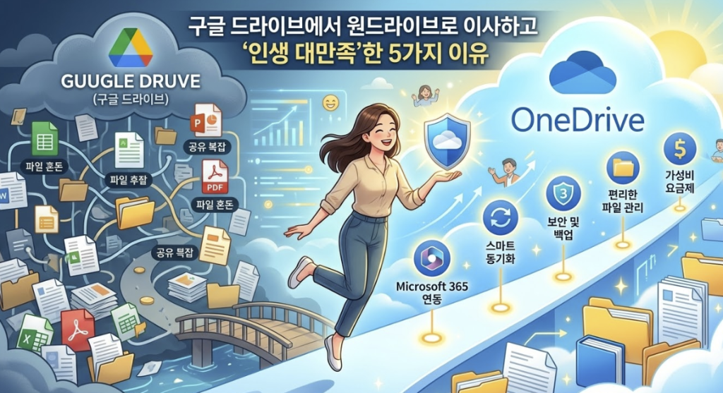 구글 드라이브에서 원드라이브로 이사하고 '인생 대만족'한 5가지 이유