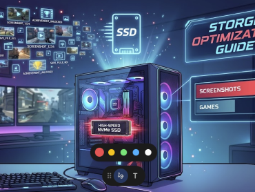 비싼 SSD에 스크린샷만 가득? 게이머를 위한 저장공간 최적화 가이드