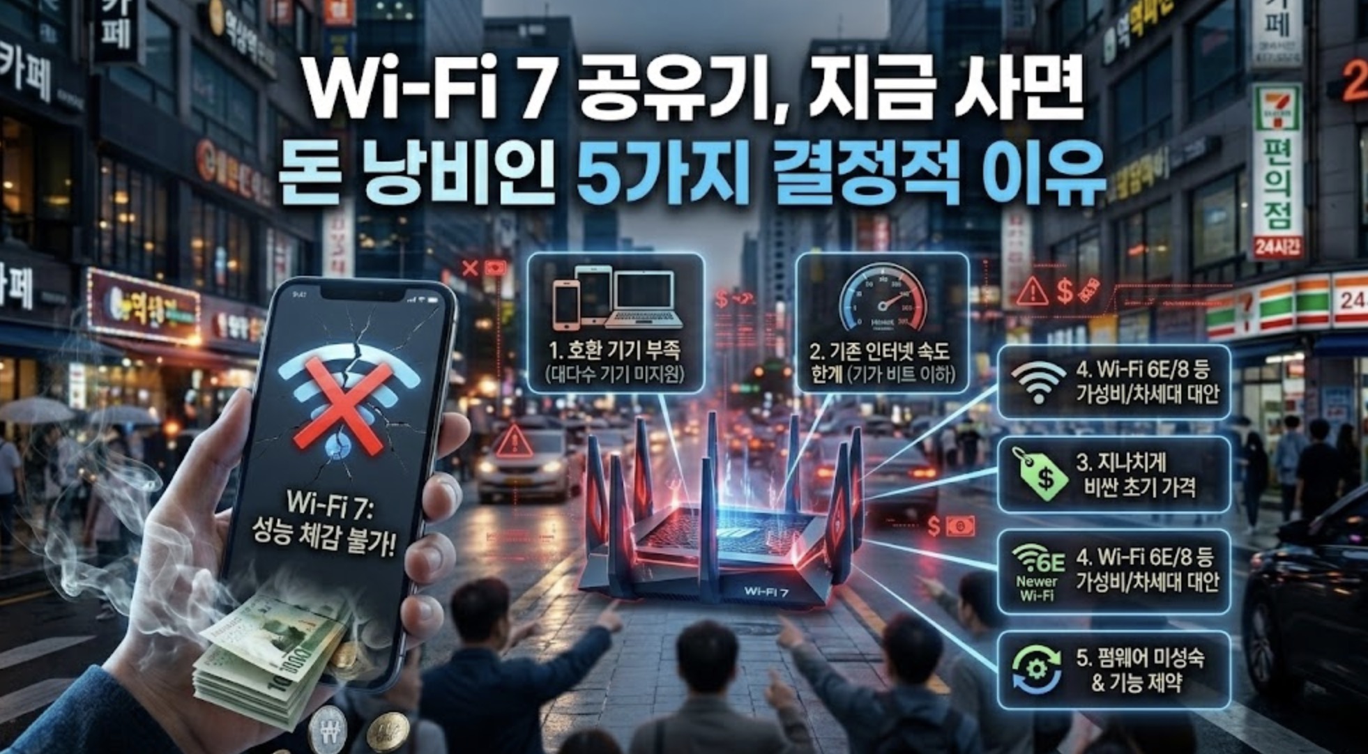 Wi-Fi 7 공유기, 지금 사면 돈 낭비인 5가지 결정적 이유