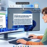 윈도우 11 캡처 도구의 변신! 이미지 속 텍스트 1초 만에 복사하는 법