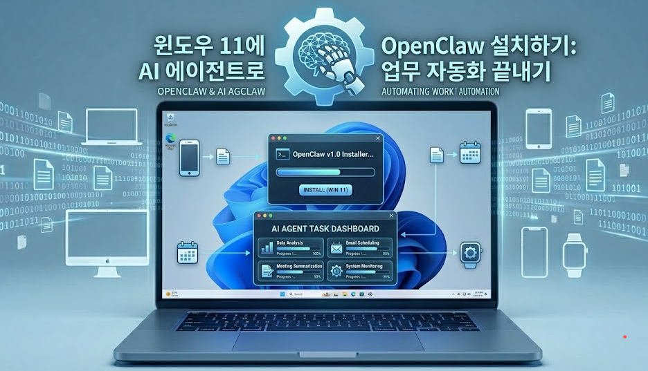 윈도우 11에 OpenClaw 설치하기: AI 에이전트로 업무 자동화 끝내기