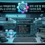 리눅스 터미널의 마법: 오타를 수정하고 생산성을 200% 높이는 13가지 트릭