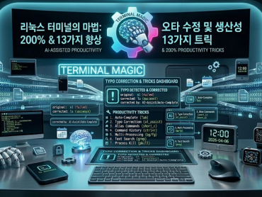 리눅스 터미널의 마법: 오타를 수정하고 생산성을 200% 높이는 13가지 트릭