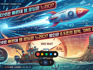 인터넷은 빠른데 웹 로딩은 느리다? 범인은 0.5초의 정적, 'DNS 지연'