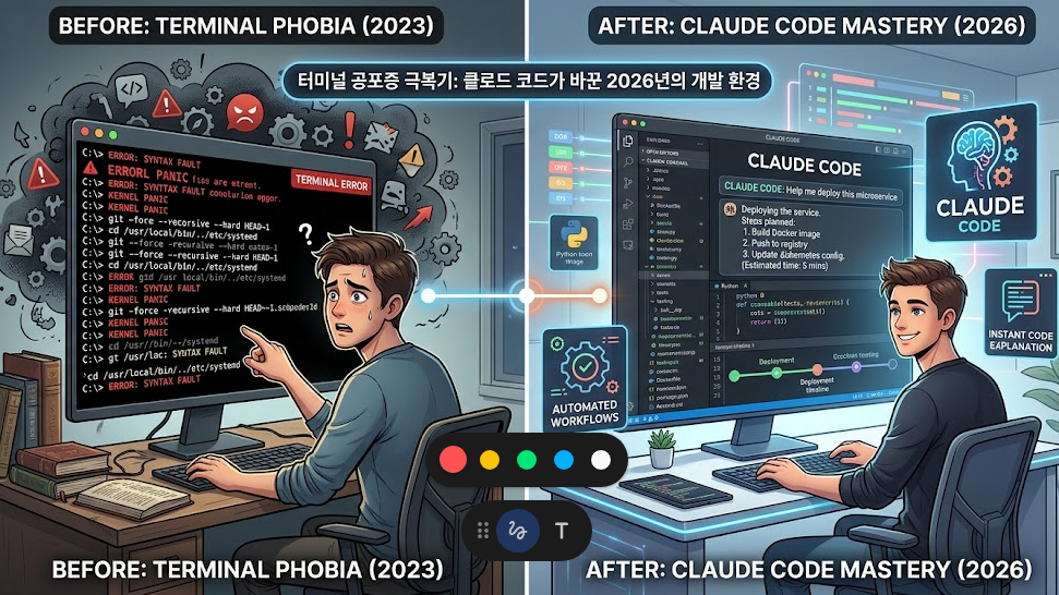터미널 공포증 극복기: 클로드 코드(Claude Code)가 바꾼 2026년의 개발 환경