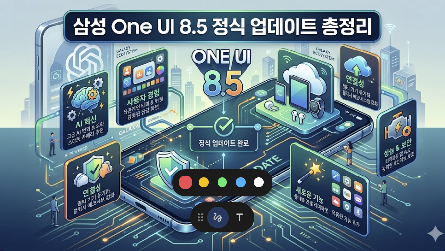 삼성 One UI 8.5 정식 업데이트 총정리
