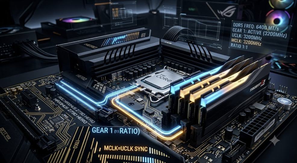 내 메모리의 숨겨진 성능을 깨우다: 인텔 기어 모드(Gear Mode)와 AMD UCLK 동기화 최적화 가이드